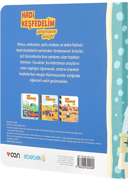 Ebebek/can Yayınları Yardımsever Taşıtlar