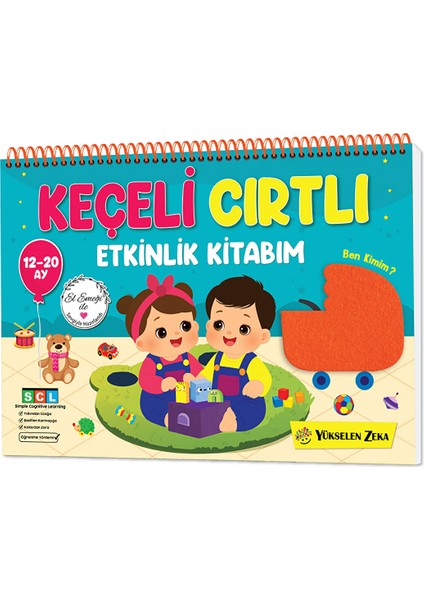 12-20 Ay Ilk Cırt Cırtlı - Keçeli Etkinli Kitabım