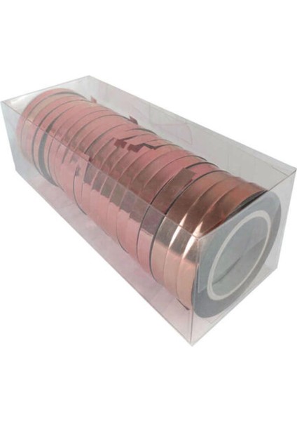 25 Metre Metalize Rose Gold Rafya Balon Ipi fiyatları