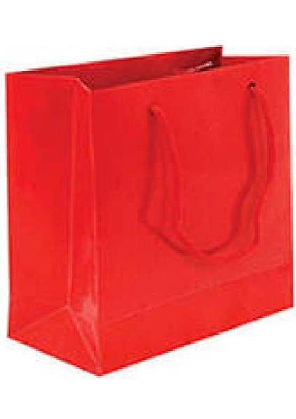 11X11 Karton Çanta Kırmızı
