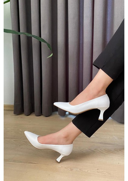 Kadın Sity Beyaz 6 cm Ince Topuklu Stiletto modelleri