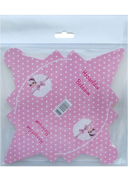 Lokumluk Karton Hoşgeldin Bebek Pembe 25 Li fiyatları