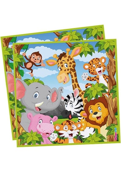 Safari Peçete 33 x 33 cm (16 Ad)