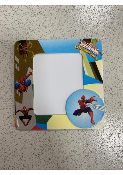 Spıder-Man Doğum Günü Magnet Fotoğraf Çerçevesi 25 Adet