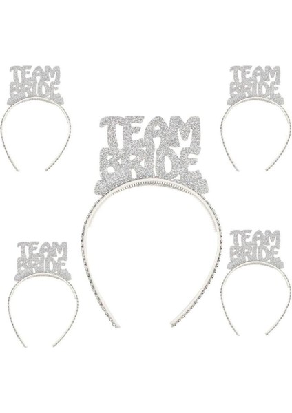 Eva Taç Team Bride Yazılı Gümüş