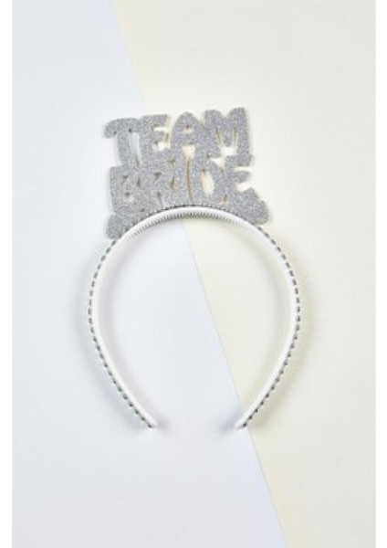 Eva Taç Team Bride Yazılı Gümüş