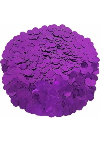 Balon Içi Konfeti Pulu Mor Paket