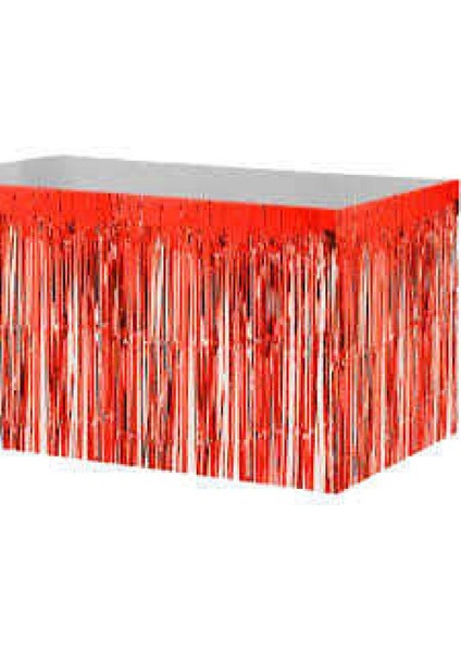 Masa Eteği Plastik Kırmızı