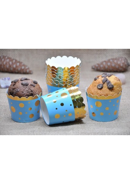 Yaldızlı 12'li Muffin Kek Kalıbı indirimleri