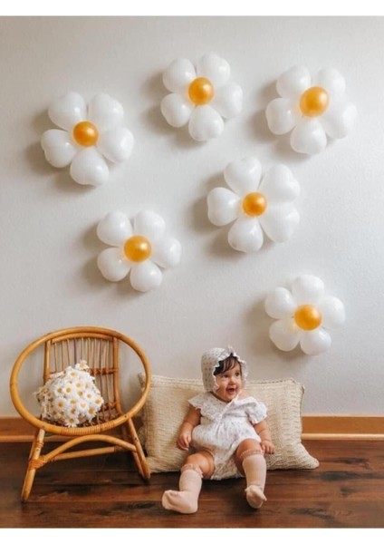 Yaş Doğum Günü Set Bulut Folyo Balon Bej Krem Yaş Doğum Günü Set Yaş Pastel Folyo Balon