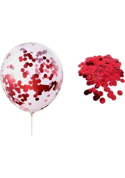 Balon Içi Konfeti Pulu Kırmızı Paket modelleri