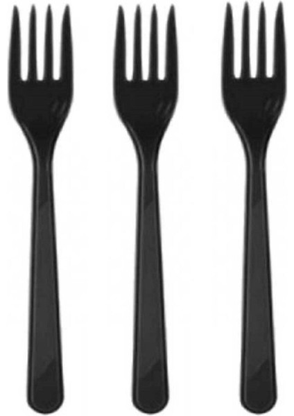 Plastik Çatal 25 Li Siyah fiyatları