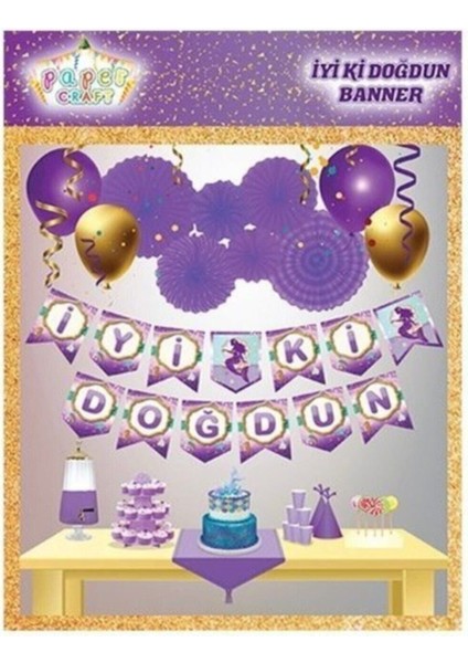 Deniz Kızı Iyi Ki Doğdun Banner fiyatları