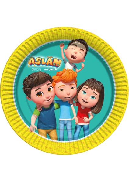 Aslan Lisanslı Karton Tabak