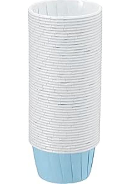 Mavi Puantiyeli 50'li Kek Kalıbı Fırında Dağılmayan 7 x 3.5 cm Muffin Kalıbı Cupcake Stand Kapsülü indirimleri