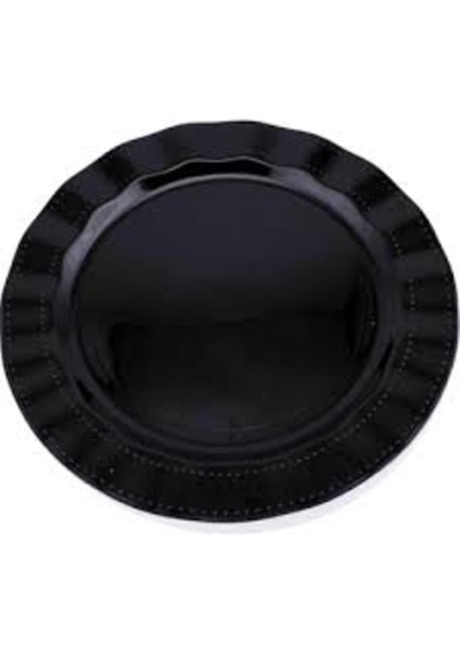 Lüks Tabak Siyah 6lı 22 cm