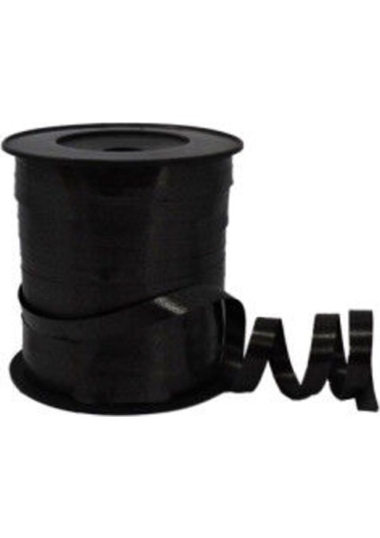 200 Metre Metalize Siyah Rafya Balon Ipi