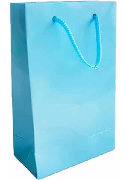 17X14 Karton Çanta Mavi