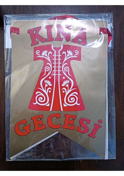 Kına Gecesi Yazılı Bayrak