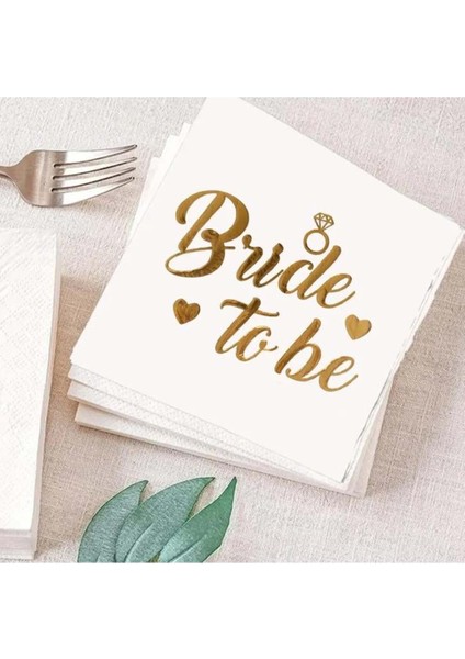 Peçete Bride To Be Baskılı 16 Lı