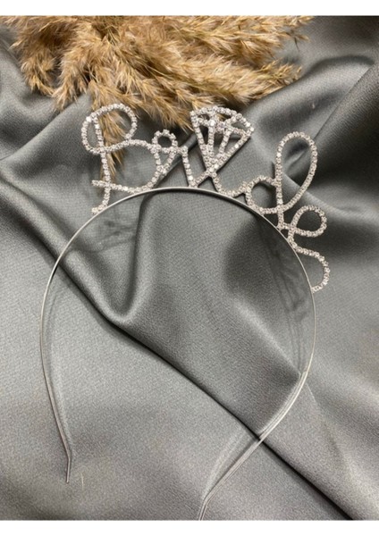 Bride Yazılı Kristal Taşlı Taç Gold fiyatları