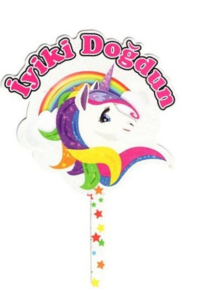 Pasta ve Cupcake Süsü Unicorn