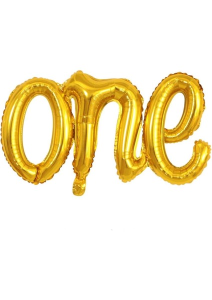 One Gold Folyo Balon 19''