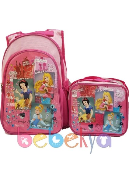 Prensesler Lisanslı Okul Sırt Çantası ve Beslenme Çantası Seti fiyatları