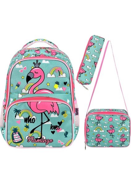 Roxy Kids 3'lü Flamingo Ilkokul Çanta