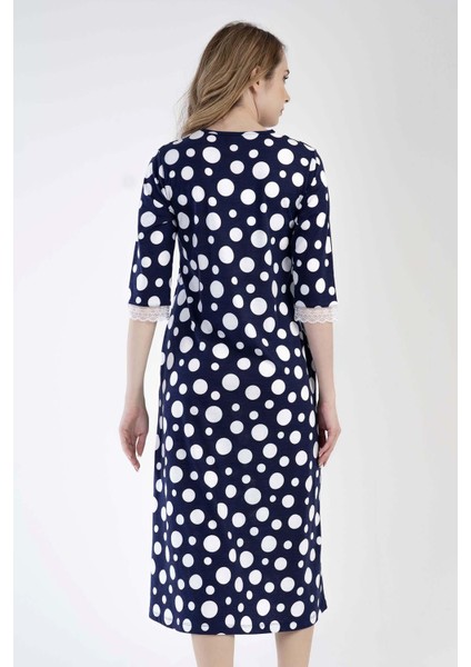 Kadın Kapri Kol İndigo Elbise C7T0N0O303 fırsatları