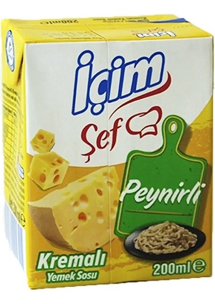 Içim Şef Krema Peynirli 200 ml x 6 Adet