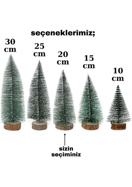 Yılbaşı Masa Çamı 20 cm modelleri