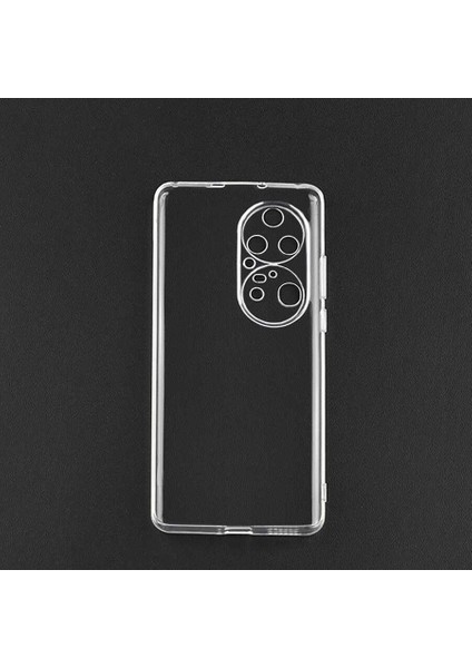 Huawei P50 Pro - Kılıf Şeffaf Soft Slim Fitt Süper Silikon Kapak - Şeffaf fırsatları