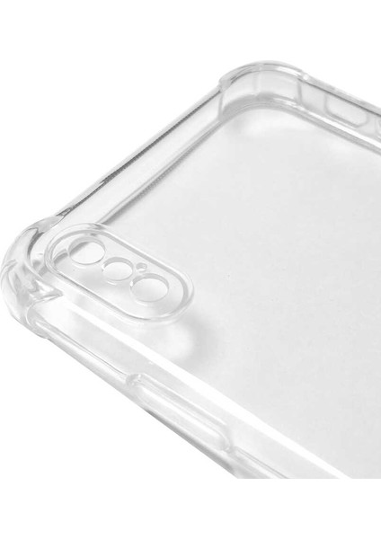 Apple iPhone Xs Max 6.5 - Kılıf Kamera Korumalı Nitro Anti Shock Silikon - Şeffaf