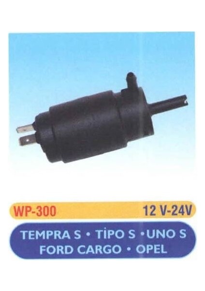 WP300 Cam Su Fıskiye Pompası Tek Çıkış Tempra S-Palio- Doblo- Opel-Volkswagen 46760972