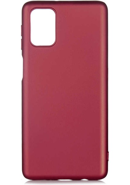 Samsung Galaxy M31S - Kılıf Mat Soft Premier Silikon Kapak - Gold