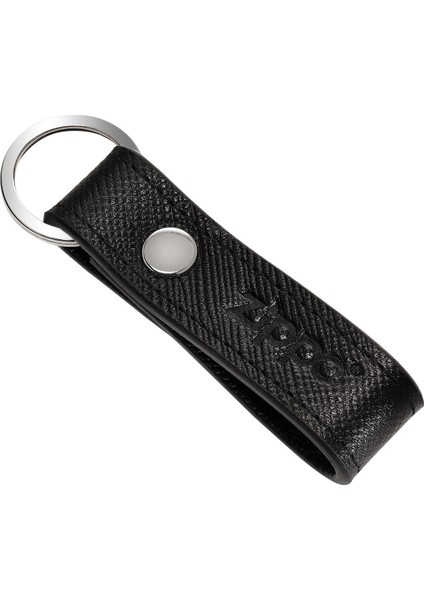 Saffiano Deri Anahtarlık - Siyah