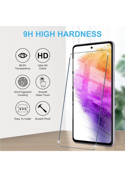 Samsung Galaxy A72 Temperli Cam Ekran Koruyucu 9h Ultra Koruma (3 Adet) modelleri