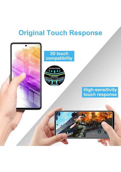 Samsung Galaxy A72 Temperli Cam Ekran Koruyucu 9h Ultra Koruma (3 Adet) fırsatları