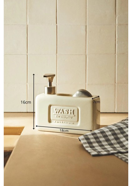 Ashley Porselen Sıvı Sabunluk 750 ml