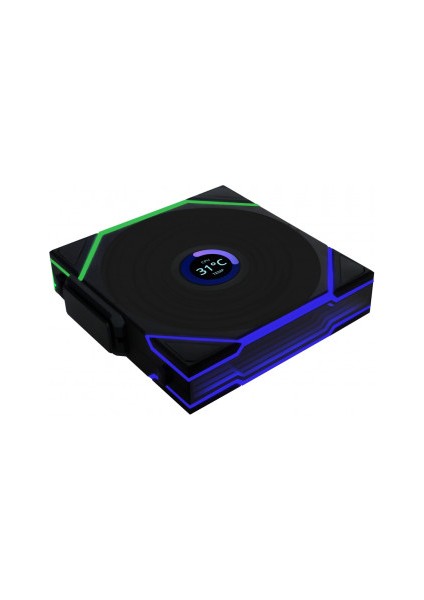 Unı Fan Reverse Tl Wıreless LCD 1X120MM Siyah Kasa Fanı (G99.12RTLLCD1W1B.00)
