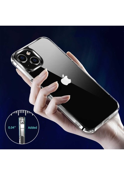 Apple iPhone 13 - Kılıf Sararmaz Parmak Izi Yapmayan Forst Kapak - Şeffaf