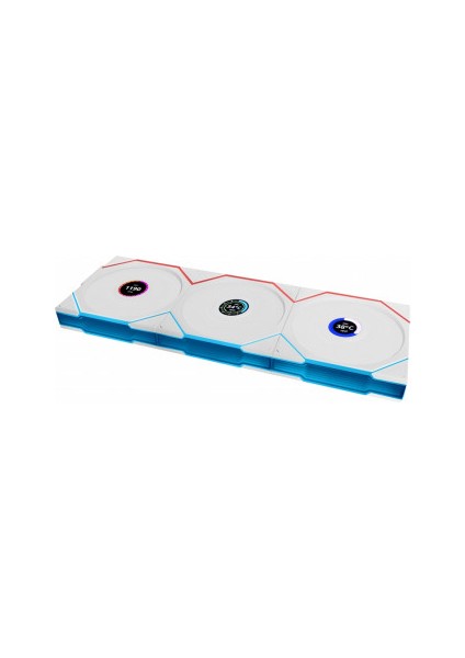 Unı Fan Reverse Tl Wıreless LCD 3X120MM Beyaz Kasa Fanı (G99.12RTLLCD1W3W.00)