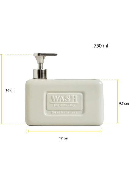 Ashley Porselen Sıvı Sabunluk 750 ml modelleri