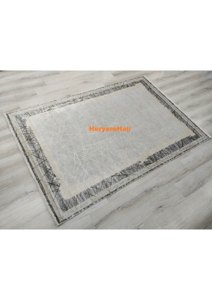 Yamalı Home Artel AR01 Krem BEJ-160X230 cm Ipeksi Yumuşak Viskon Halı