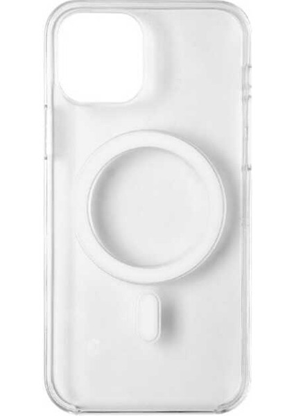 Apple iPhone 11 Pro Max - Kılıf Wireless Şarj Özellikli Şeffaf Sert Koruyucu Tacsafe Kapak - Şeffaf
