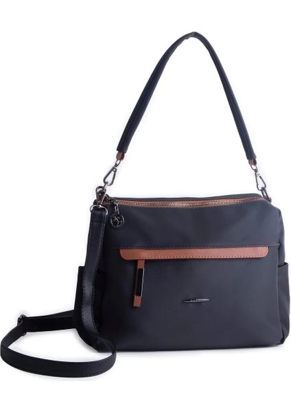 Çok Gözlü Hem Omuz Hem Çapraz Kadın Çantası