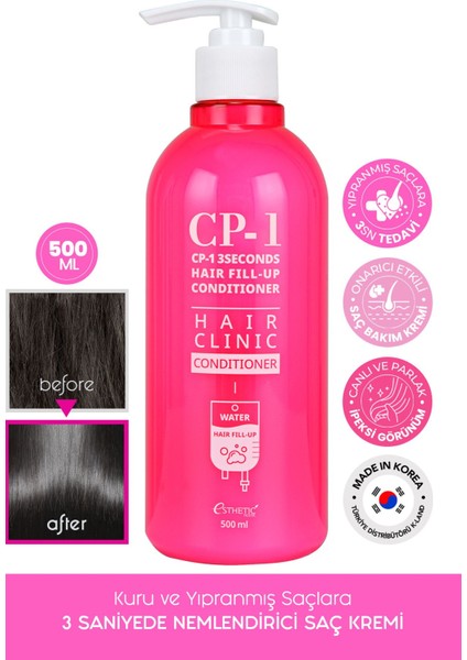 Cp-1 Dolgunlaştırıcı Saç Kremi 3 Seconds Fill Up Conditioner 500 ml