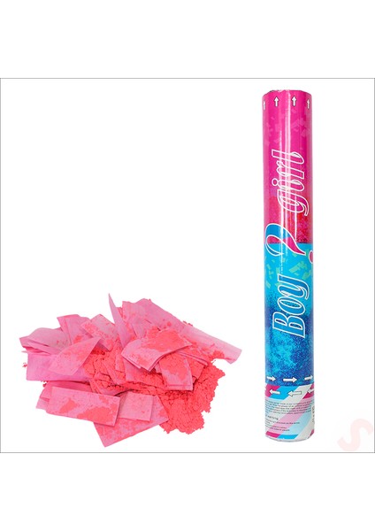 Cinsiyet Belirleme Parti Konfetisi, 40 cm - Pembe modelleri