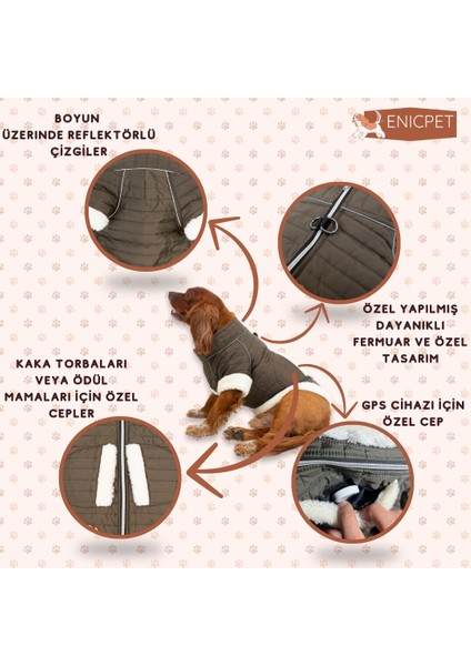 Premium Köpek Montu Su Geçirmez Ekstra Özellikli fırsatları